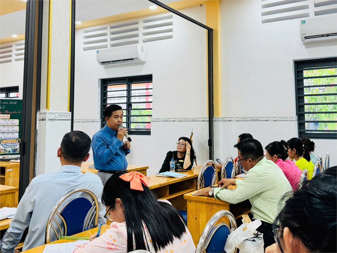 Chuyên đề thao giảng cấp trường môn Tiếng Việt 5. — ảnh 13/14